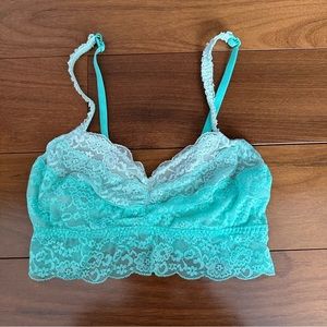 PINK Victoria’s Secret Mint Ombre Lace Bralette